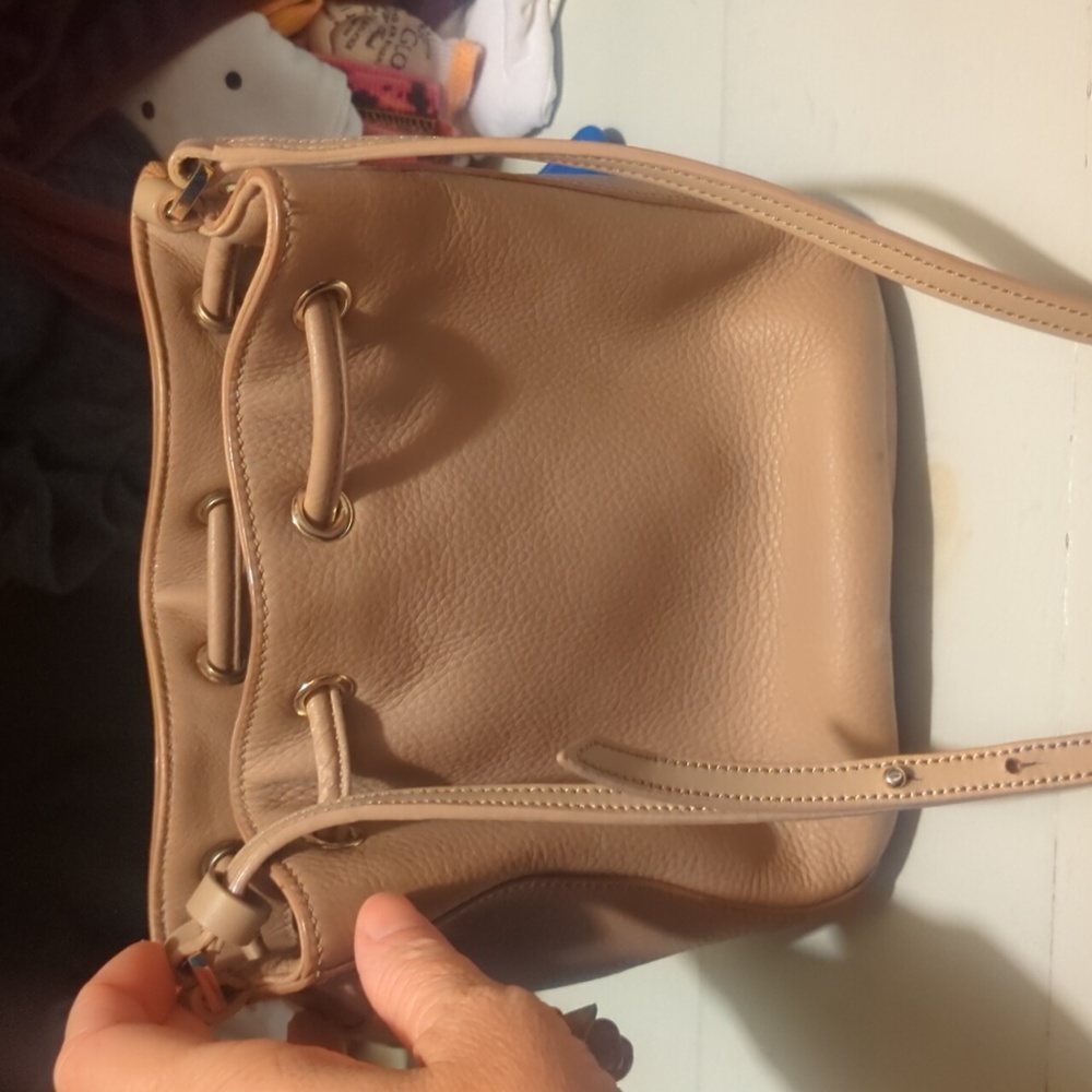Cole Haan crossbody drawstring purse